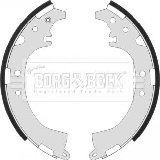 Borg & Beck BBS6307 - Комплект тормозных колодок, барабанные autodif.ru