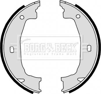Borg & Beck BBS6315 - Комплект тормозов, ручник, парковка autodif.ru