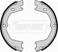 Borg & Beck BBS6389 - Комплект тормозов, ручник, парковка autodif.ru