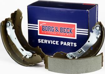 Borg & Beck BBS6339 - Комплект тормозных колодок, барабанные autodif.ru