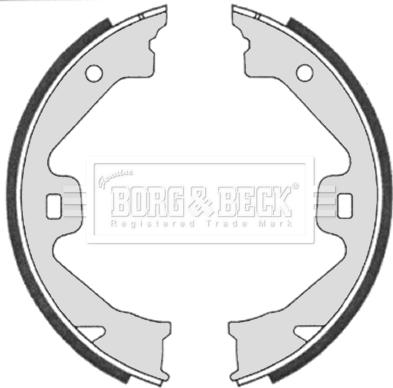 Borg & Beck BBS6331 - Комплект тормозов, ручник, парковка autodif.ru