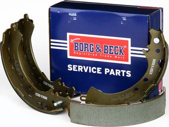 Borg & Beck BBS6292 - Комплект тормозных колодок, барабанные autodif.ru