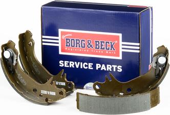 Borg & Beck BBS6242 - Комплект тормозных колодок, барабанные autodif.ru