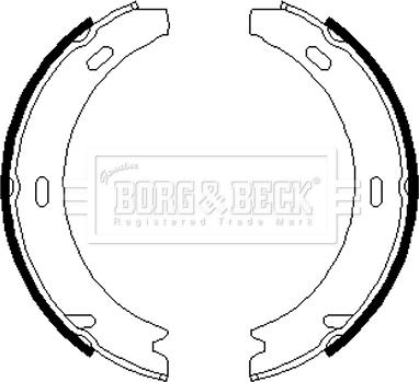 Borg & Beck BBS6219 - Комплект тормозов, ручник, парковка autodif.ru