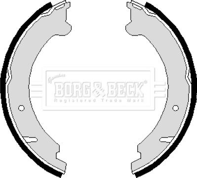 Borg & Beck BBS6217 - Комплект тормозов, ручник, парковка autodif.ru