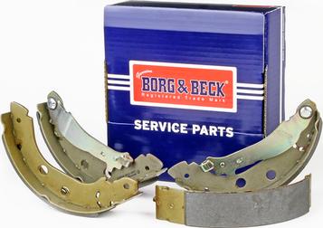 Borg & Beck BBS6286 - Комплект тормозных колодок, барабанные autodif.ru