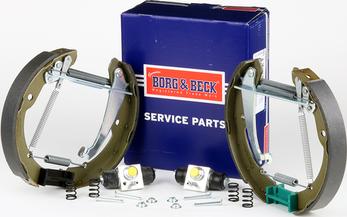 Borg & Beck BBS1067K - Комплект тормозных колодок, барабанные autodif.ru