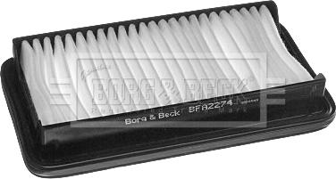 Borg & Beck BFA2274 - Воздушный фильтр, двигатель autodif.ru