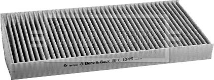 Borg & Beck BFC1045 - Фильтр воздуха в салоне autodif.ru