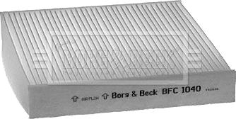 Borg & Beck BFC1040 - Фильтр воздуха в салоне autodif.ru