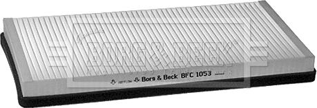 Borg & Beck BFC1053 - Фильтр воздуха в салоне autodif.ru