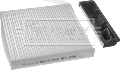 Borg & Beck BFC1019 - Фильтр воздуха в салоне autodif.ru
