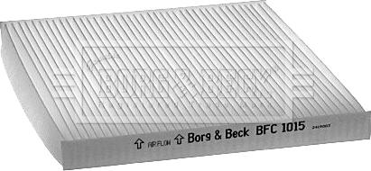 Borg & Beck BFC1015 - Фильтр воздуха в салоне autodif.ru