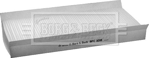 Borg & Beck BFC1016 - Фильтр воздуха в салоне autodif.ru