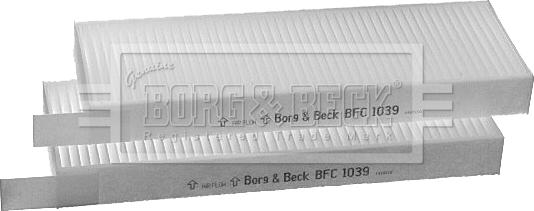 Borg & Beck BFC1039 - Фильтр воздуха в салоне autodif.ru