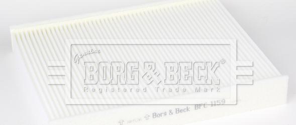 Borg & Beck BFC1159 - Фильтр воздуха в салоне autodif.ru