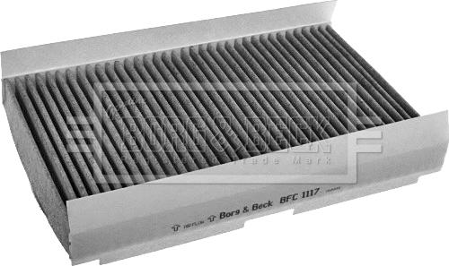 Borg & Beck BFC1117 - Фильтр воздуха в салоне autodif.ru