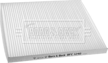 Borg & Beck BFC1240 - Фильтр воздуха в салоне autodif.ru