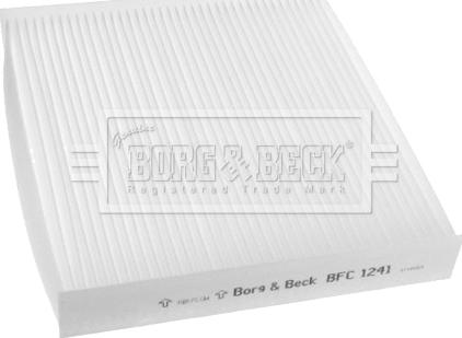 Borg & Beck BFC1241 - Фильтр воздуха в салоне autodif.ru