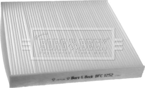 Borg & Beck BFC1252 - Фильтр воздуха в салоне autodif.ru