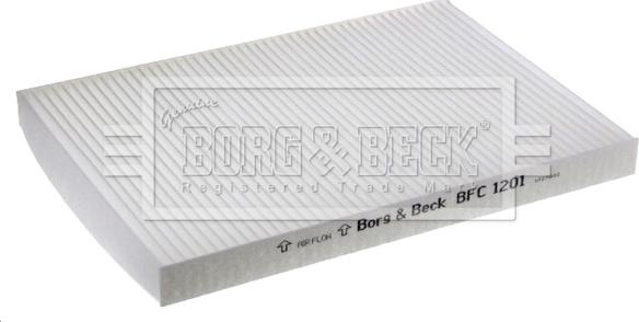 Borg & Beck BFC1201 - Фильтр воздуха в салоне autodif.ru