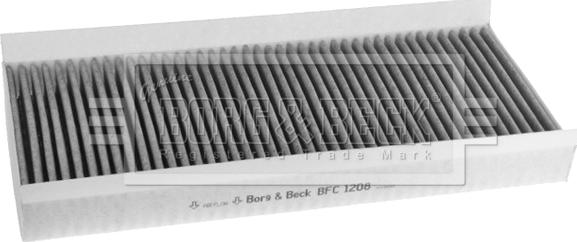 Borg & Beck BFC1208 - Фильтр воздуха в салоне autodif.ru