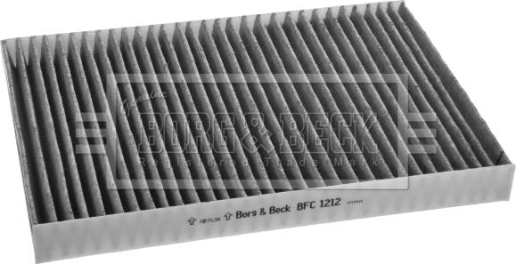 Borg & Beck BFC1212 - Фильтр воздуха в салоне autodif.ru