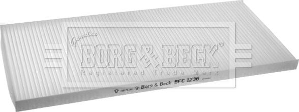 Borg & Beck BFC1236 - Фильтр воздуха в салоне autodif.ru