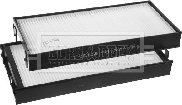 Borg & Beck BFC1237 - Фильтр воздуха в салоне autodif.ru