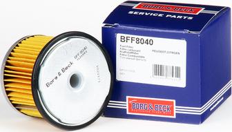 Borg & Beck BFF8040 - Топливный фильтр autodif.ru