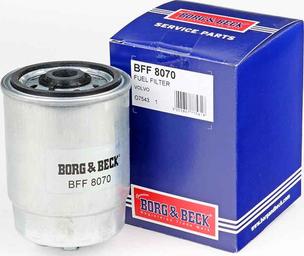 Borg & Beck BFF8070 - Топливный фильтр autodif.ru
