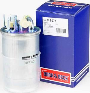 Borg & Beck BFF8071 - Топливный фильтр autodif.ru