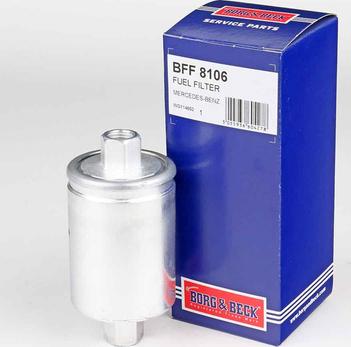 Borg & Beck BFF8106 - Топливный фильтр autodif.ru