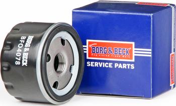 Borg & Beck BFO4078 - Масляный фильтр autodif.ru