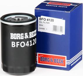 Borg & Beck BFO4120 - Масляный фильтр autodif.ru