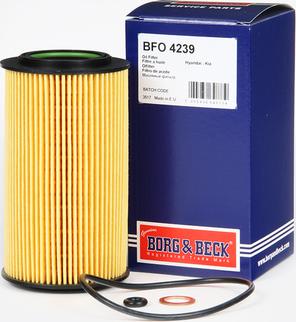 Borg & Beck BFO4239 - Масляный фильтр autodif.ru
