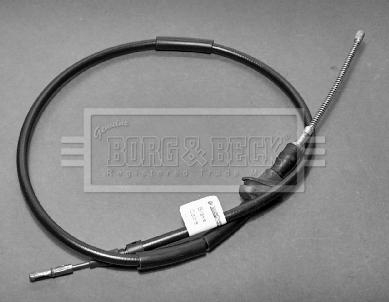 Borg & Beck BKB1077 - Тросик, cтояночный тормоз autodif.ru