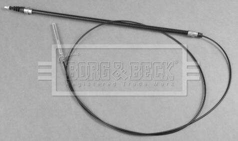 Borg & Beck BKB1124 - Тросик, cтояночный тормоз autodif.ru