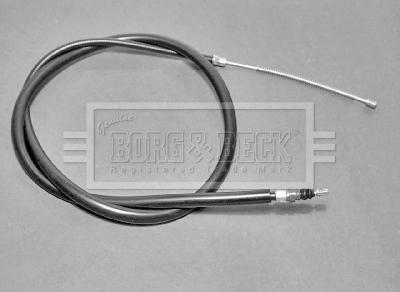Borg & Beck BKB1248 - Тросик, cтояночный тормоз autodif.ru