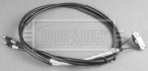 Borg & Beck BKB3814 - Тросик, cтояночный тормоз autodif.ru