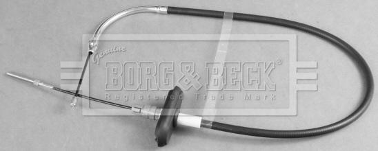 Borg & Beck BKB3812 - Тросик, cтояночный тормоз autodif.ru