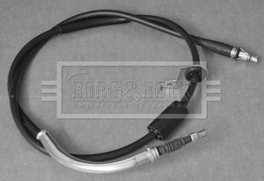 Borg & Beck BKB3308 - Тросик, cтояночный тормоз autodif.ru