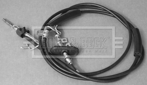 Borg & Beck BKB3254 - Тросик, cтояночный тормоз autodif.ru