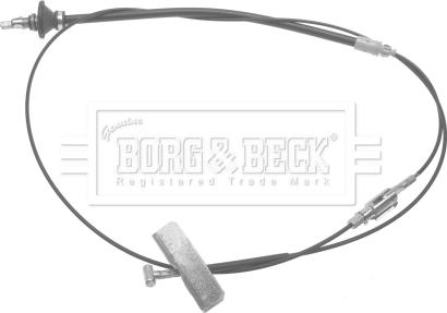 Borg & Beck BKB3252 - Тросик, cтояночный тормоз autodif.ru