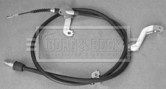 Borg & Beck BKB3745 - Тросик, cтояночный тормоз autodif.ru