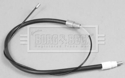 Borg & Beck BKB2468 - Тросик, cтояночный тормоз autodif.ru