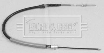 Borg & Beck BKB2424 - Тросик, cтояночный тормоз autodif.ru