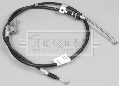 Borg & Beck BKB2540 - Тросик, cтояночный тормоз autodif.ru
