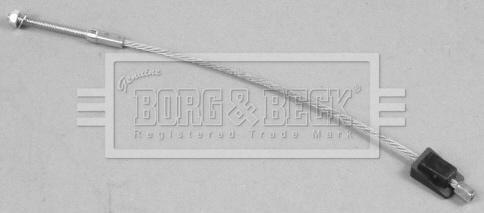 Borg & Beck BKB2502 - Тросик, cтояночный тормоз autodif.ru