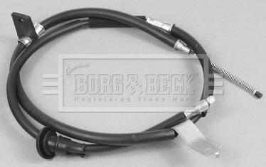 Borg & Beck BKB2521 - Тросик, cтояночный тормоз autodif.ru